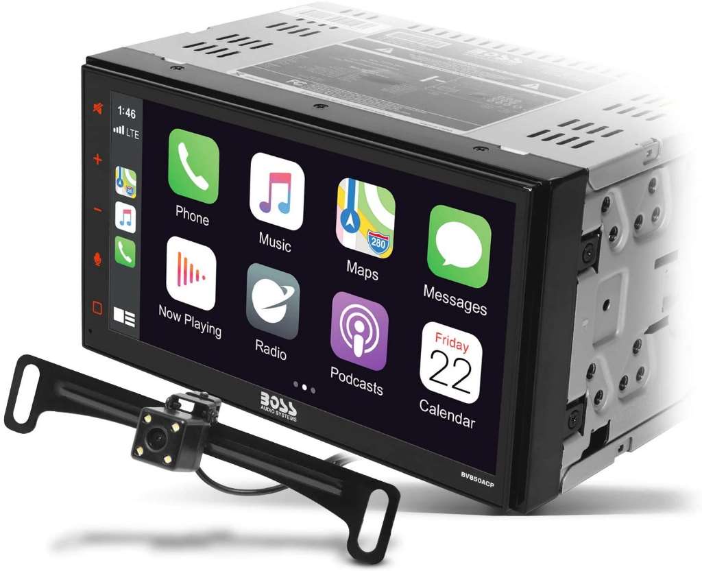 BOSS Audio Systems BV850ACP Car Stereo with Apple CarPlay