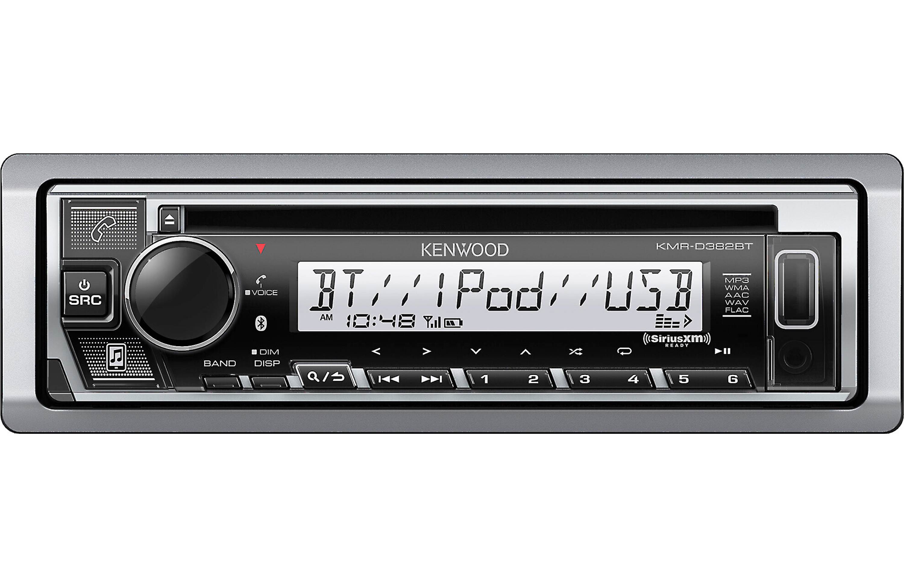 kenwood-kmr-d382bt-marinepowersportscar-cd-receiver-with-bluetooth-704736