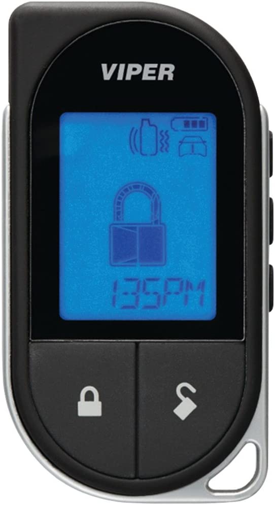 Viper 7756V Replacement Remote, 1 Mi., 5-Button, LCD, for Select Viper