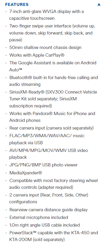 alpine-ilx-w650-2-din-7-car-stereo-apple-carplayandroid-auto-open-box-698143