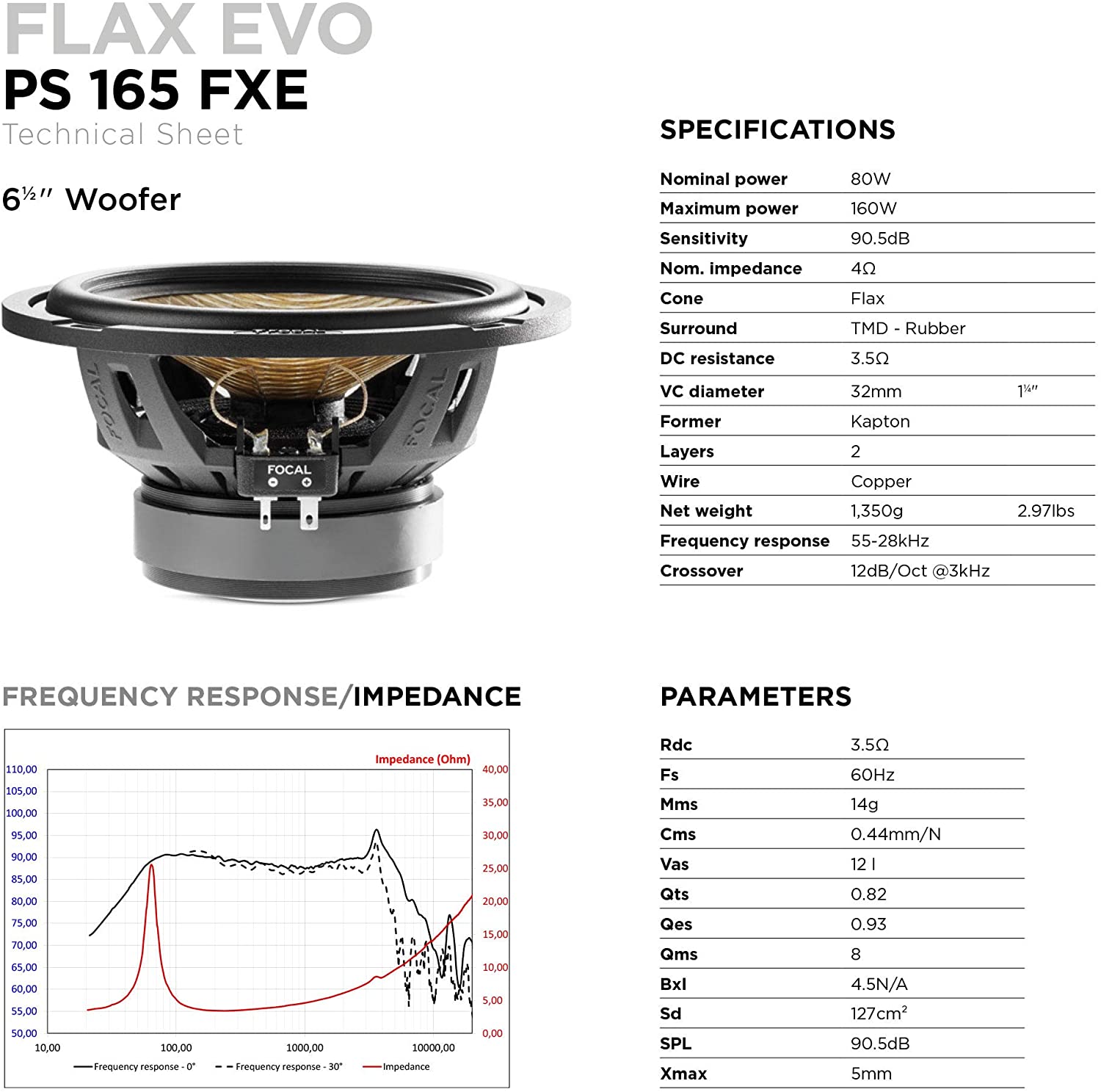 Focal PS 165 FXE Flax Series 6.5