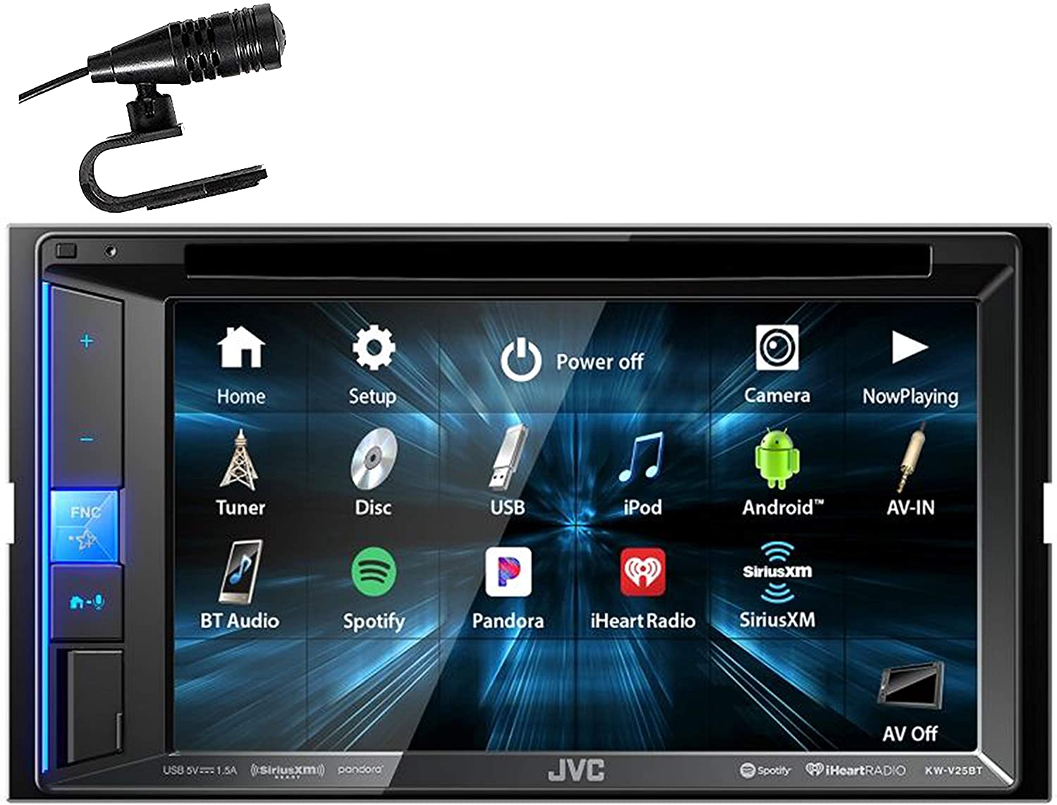 jvc-kw-v25bt-62-wvga-bluetooth-car-stereo-receiver-siriusxm-ready-cd-head-unit-549030