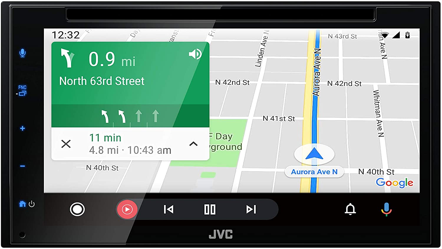 jvc-kw-v660bt-head-unit-apple-carplay-android-auto-car-stereo-dvdcd-receiver-740222