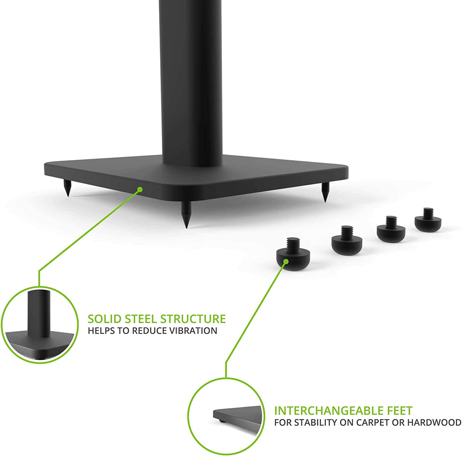 kanto-sp26pl-26-bookshelf-speaker-stands-rotating-plate-cable-routing-black-709326