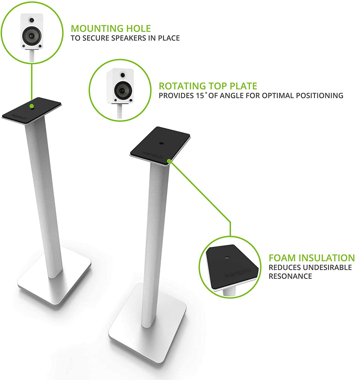 kanto-sp26pl-26-bookshelf-speaker-stands-rotating-plate-cable-routing-white-515048