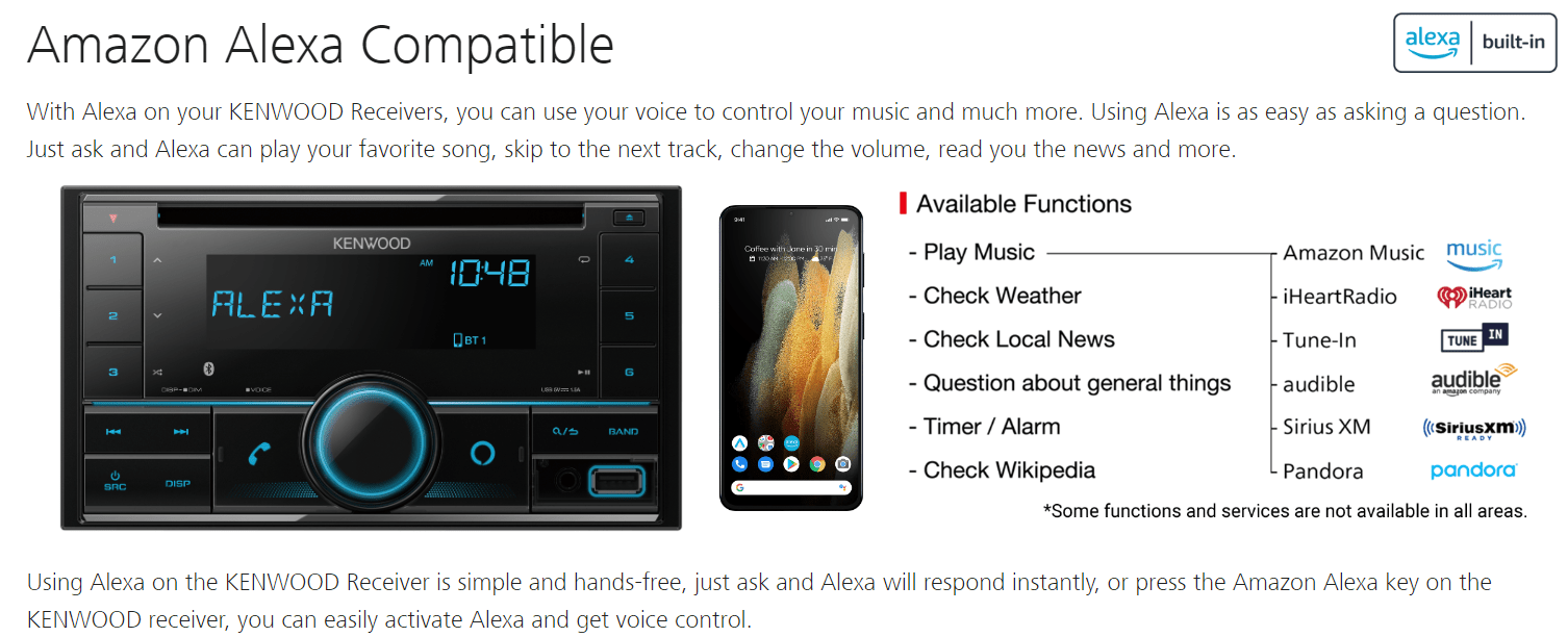 kenwood-excelon-dpx795bh-2-din-car-stereo-cd-bluetooth-alexa-siriusxm-ready-612903