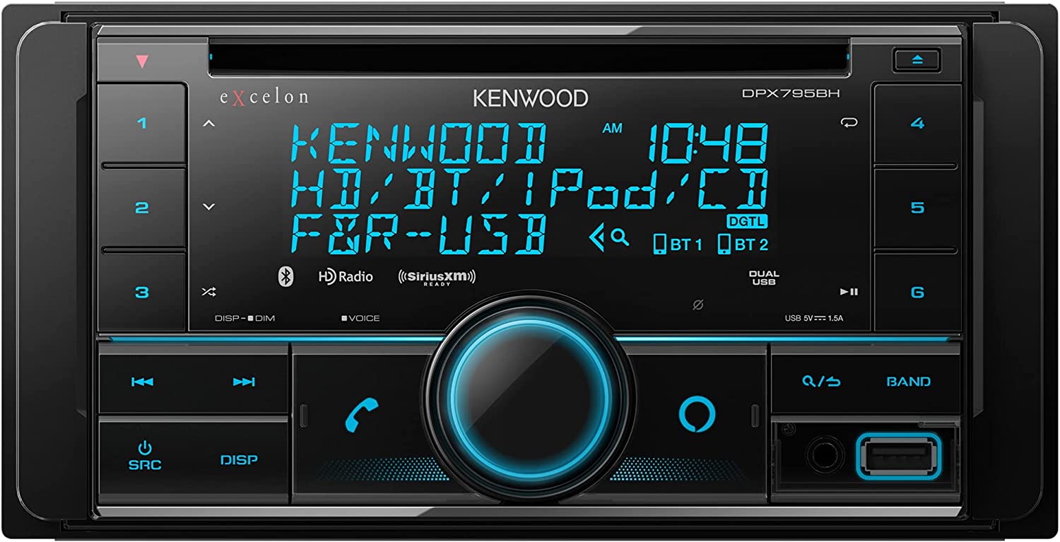 kenwood-excelon-dpx795bh-2-din-car-stereo-cd-bluetooth-alexa-siriusxm-ready-645929