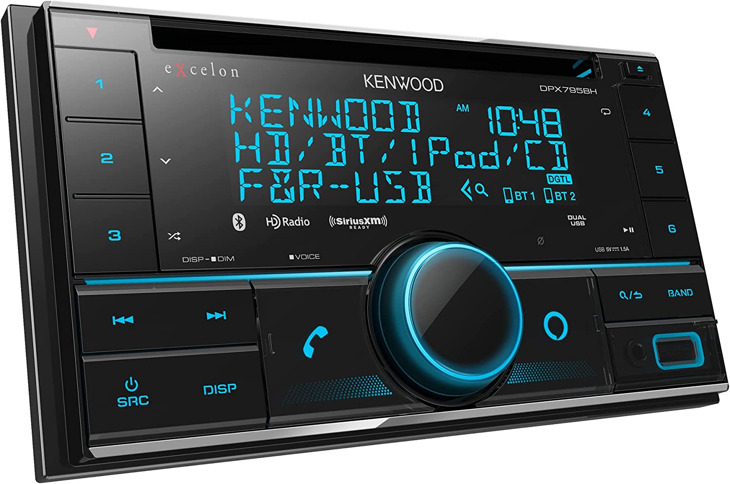 kenwood-excelon-dpx795bh-2-din-car-stereo-cd-bluetooth-alexa-siriusxm-ready-871648