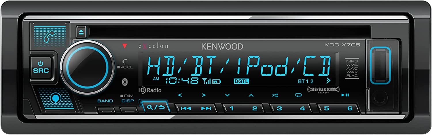 Kenwood KDC-X705 CD/Bluetooth Receiver