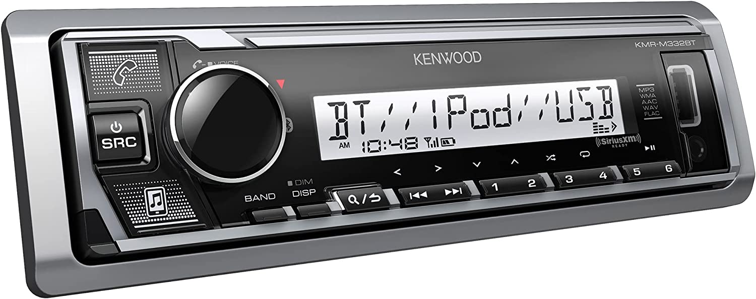 kenwood-kmr-m332bt-marinepowersportscar-receiver-with-bluetooth-590467