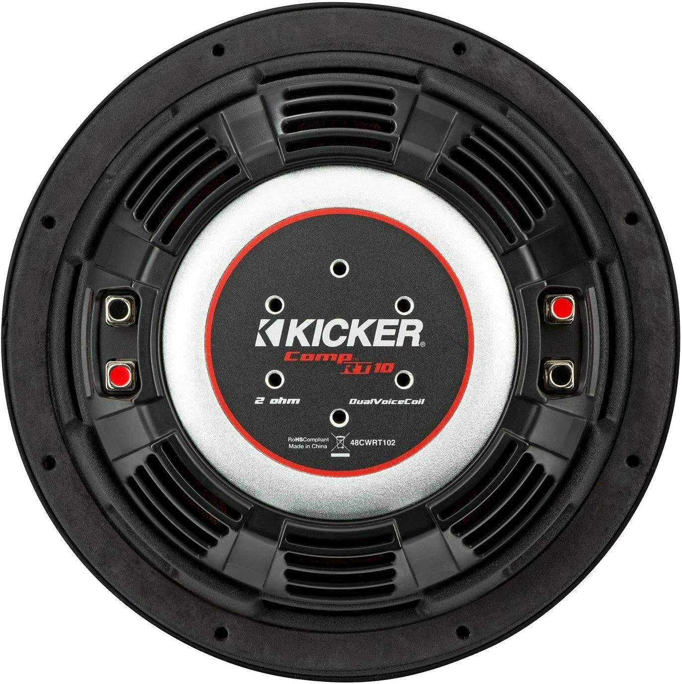 kicker-48cwrt102-comprt-10-400-watt-dual-voice-coil-subwoofer-2-ohm-879475