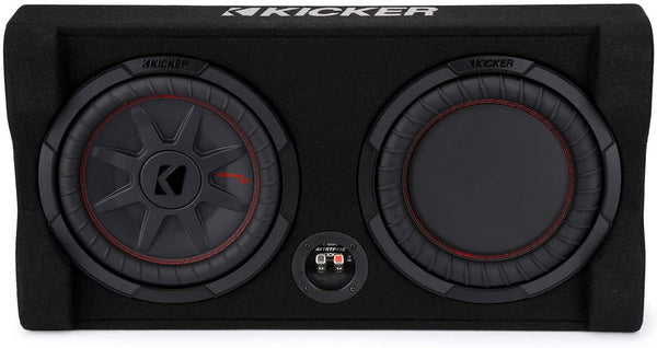 Amp And Subwoofer Combo Kicker 10-Inch Sub Box Bundle With