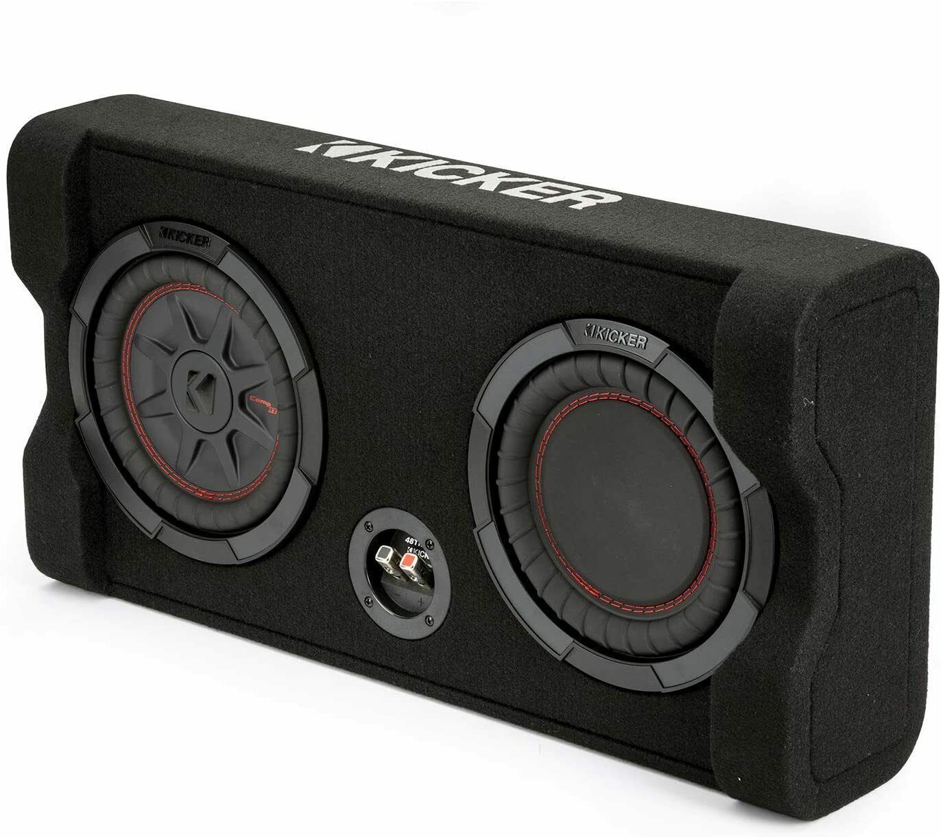 kicker-48trtp82-8-inch-enclosed-subwoofer-comprt-car-audio-sub-300w-rms-2-ohm-906224