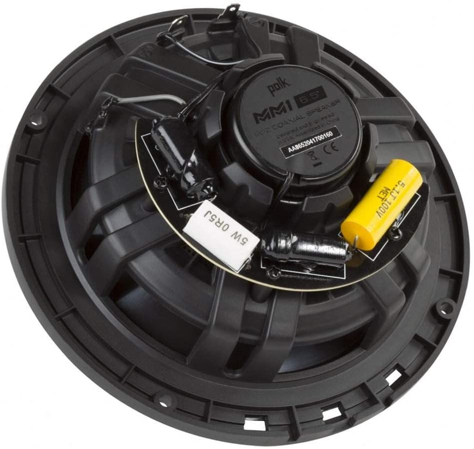 Polk Audio MM1 Series 6.5 Inch 300W Coaxial Marine Boat ATV Car Audio