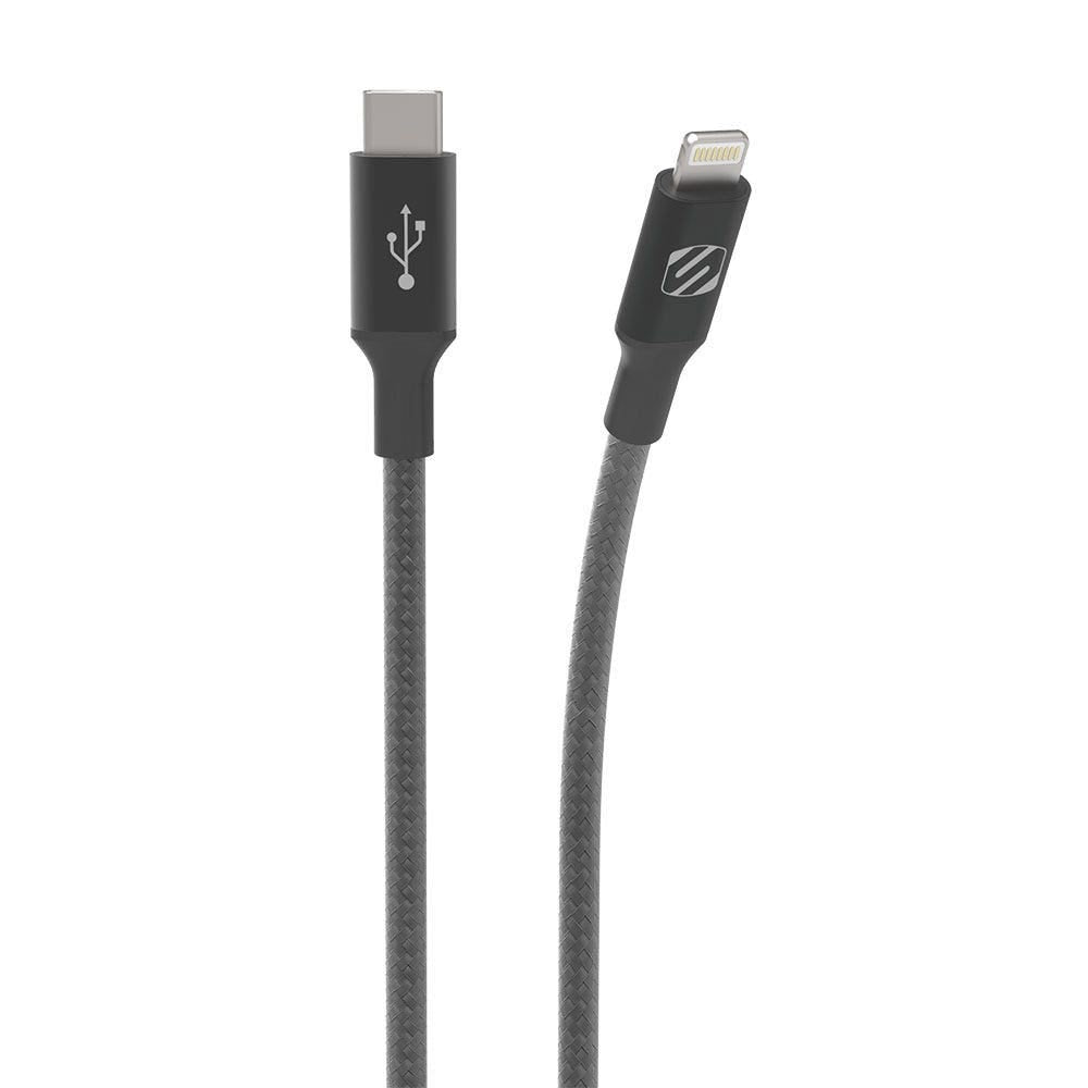 scosche-ci4b4sg-sp-strikeline-premium-braided-usb-c-to-lightning-charge-sync-cable-4-feet-747688