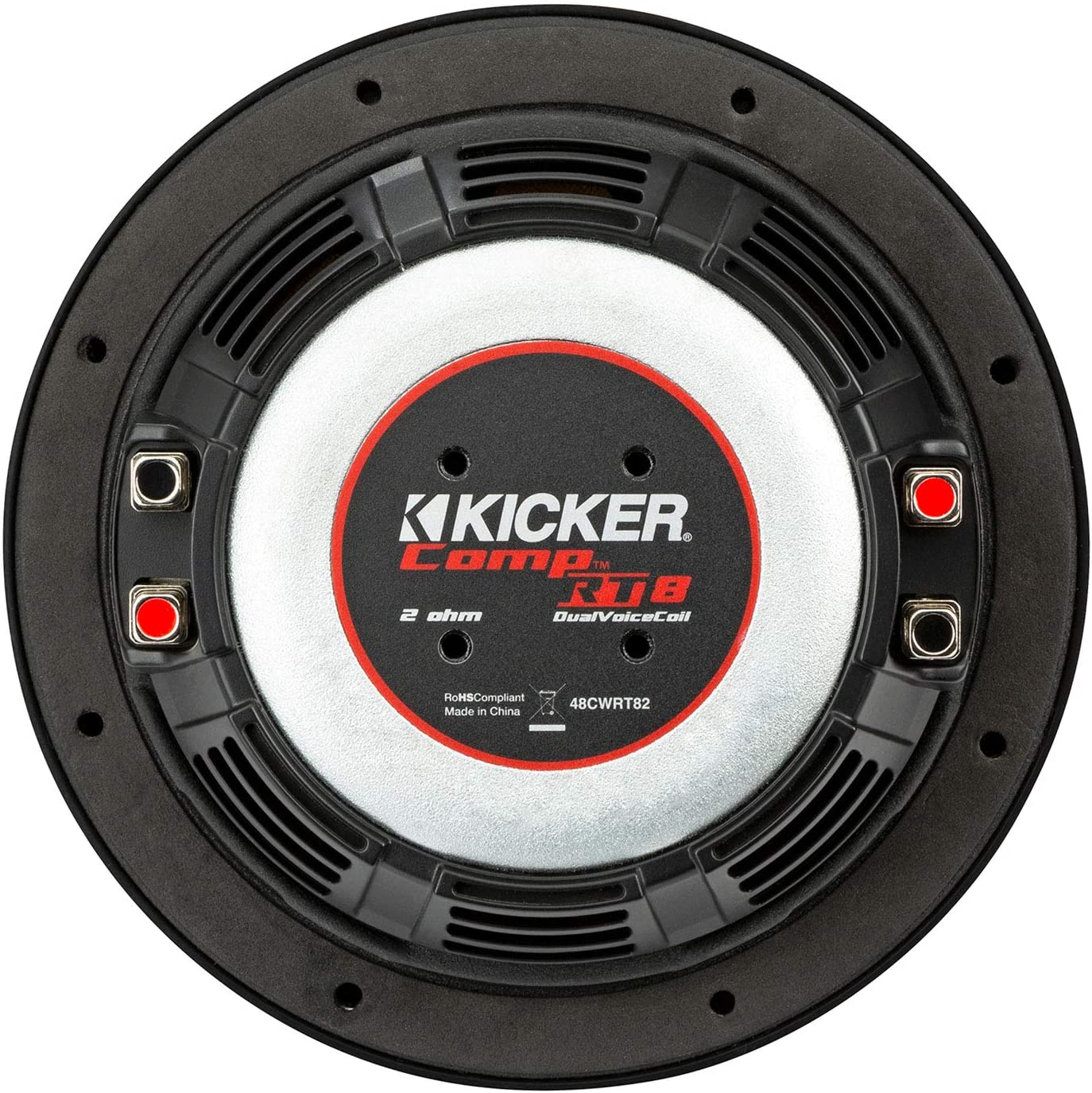 kicker-48cwrt82-comprt-8-car-audio-subwoofer-2-ohm-300-watt-svc-ultra-thin-sub-3361901